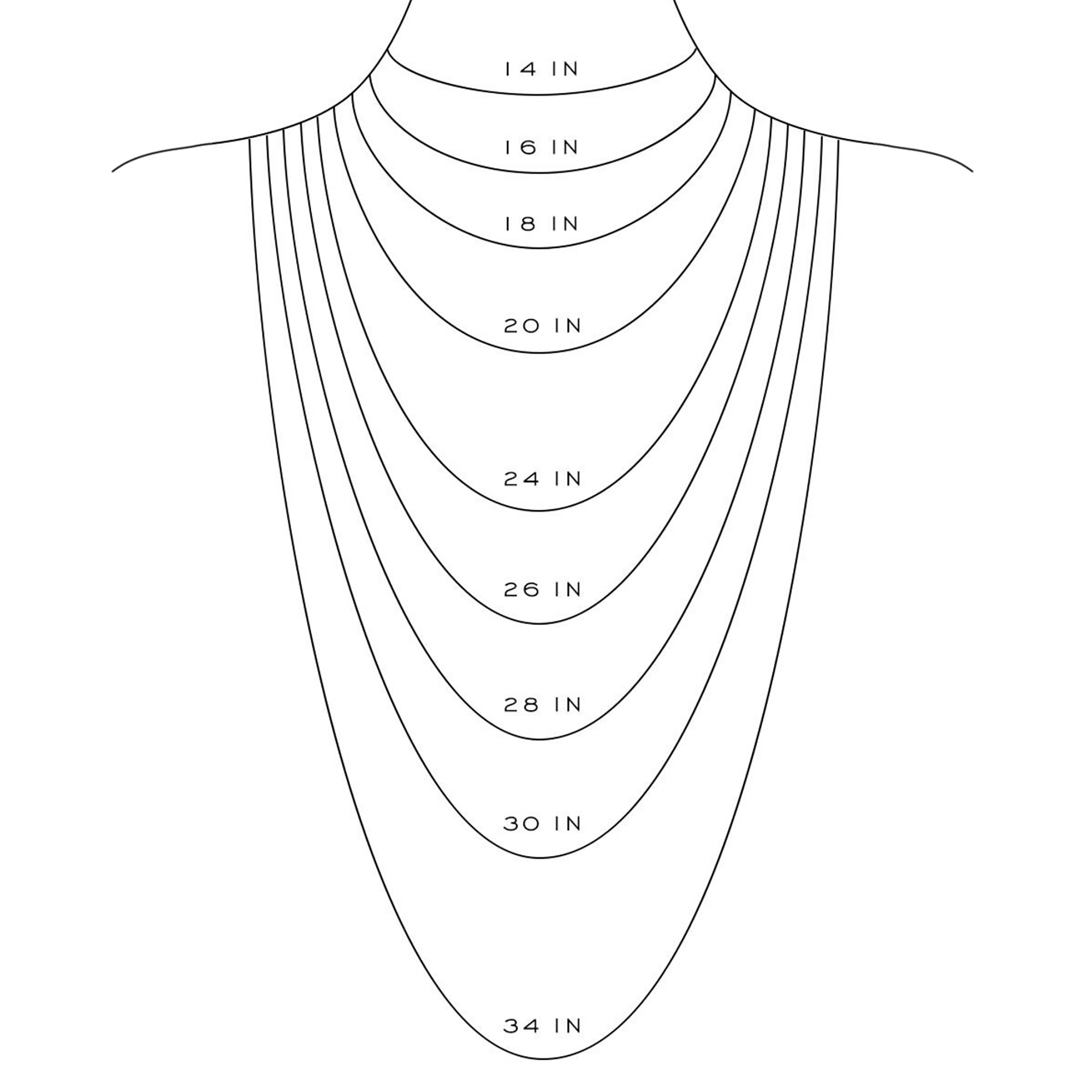 C030W B.Tiff Coil Chain Necklace, 1.2mm/ 1.5mm (An exclusive clasp design)