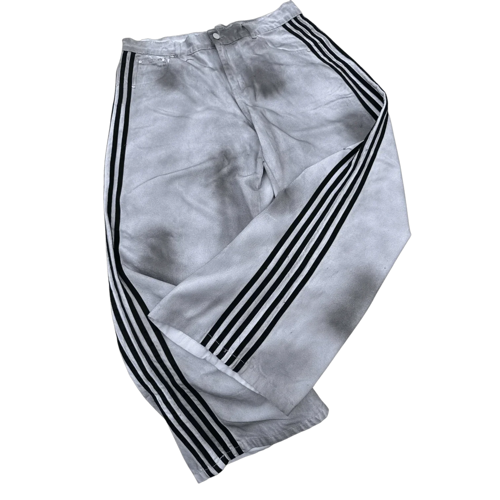 Y2K Baggy Jeans Harajuku vintage Striped Embroidered high quality Sweatpants men women Hip Hop Casual wide leg jeans streetwear